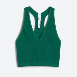 Free people free throw ribbed crop top